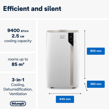 De'Longhi Pinguino PAC EX93 Extreme Portable Air Conditioner image 2