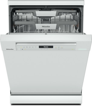 Miele G 7600 SC AutoDos White Freestanding Dishwasher image 0