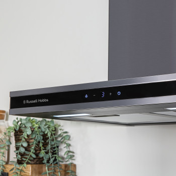 Russell Hobbs RHGCH603DS Midnight Collection 60cm T-Shaped Chimney Cooker Hood image 6