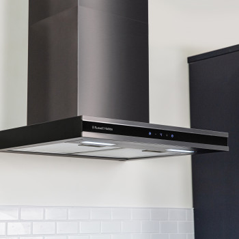 Russell Hobbs RHGCH603DS Midnight Collection 60cm T-Shaped Chimney Cooker Hood image 8