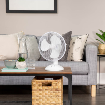 Russell Hobbs RHPDF0921 9” Desk Fan - White image 2