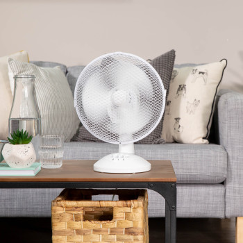 Russell Hobbs RHPDF0921 9” Desk Fan - White image 3