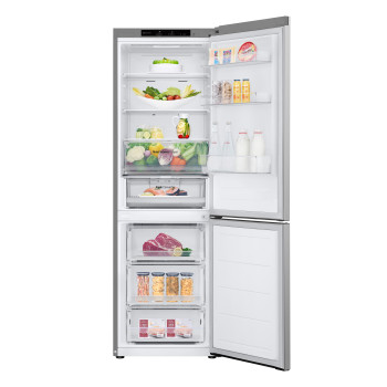 LG GBV3100DPY Freestanding Combi Fridge Freezer image 1