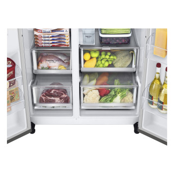 LG GSGV81PYLL Freestanding Side-by-Side Fridge Freezer image 4