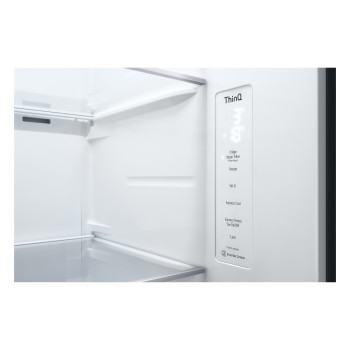 LG GSLA80PZLD Freestanding Side-by-Side Fridge Freezer image 2