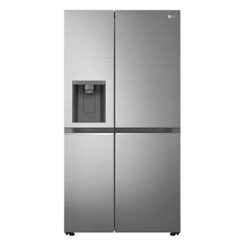 LG GSLD80PZRD Freestanding Side-by-Side Fridge Freezer image 0