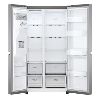 LG GSLD80PZRD Freestanding Side-by-Side Fridge Freezer image 8