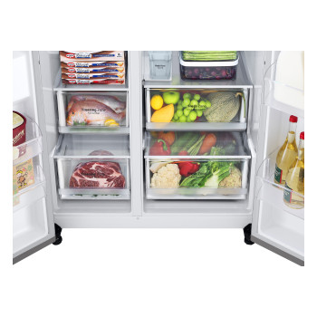 LG GSLD81PZRD Freestanding Side-by-Side Fridge Freezer image 4