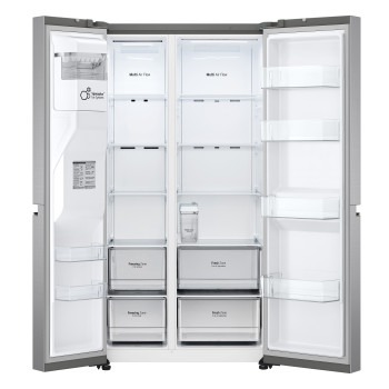 LG GSLD81PZRD Freestanding Side-by-Side Fridge Freezer image 8