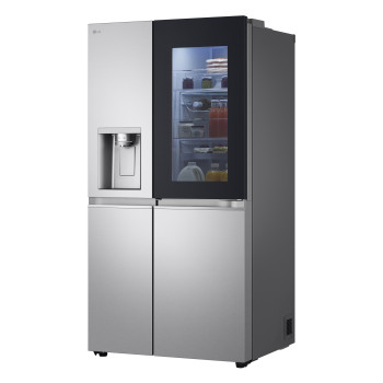 LG InstaView™ GSXE90BSDD American Style Smart Fridge Freezer image 3