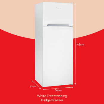 Russell Hobbs RH144TMFF541E1W Freestanding Fridge Freezer image 3