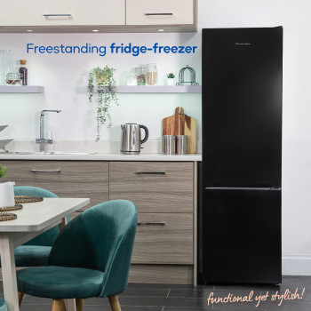 Russell Hobbs RH180FF541E1B 70/30 Freestanding Fridge Freezer in Black image 1