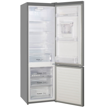 Russell Hobbs RH180FFFF551E1SWD Silver Freestanding Fridge Freezer with Water Dispenser image 2