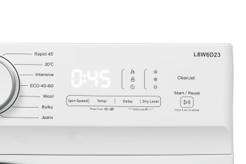 Logik L8W6D23 Freestanding Washer Dryer image 3