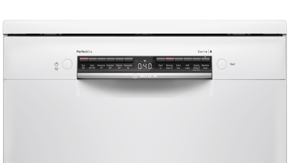 Quiet Mark | Bosch SMS6ZCW00G Series 6 Freestanding Dishwasher