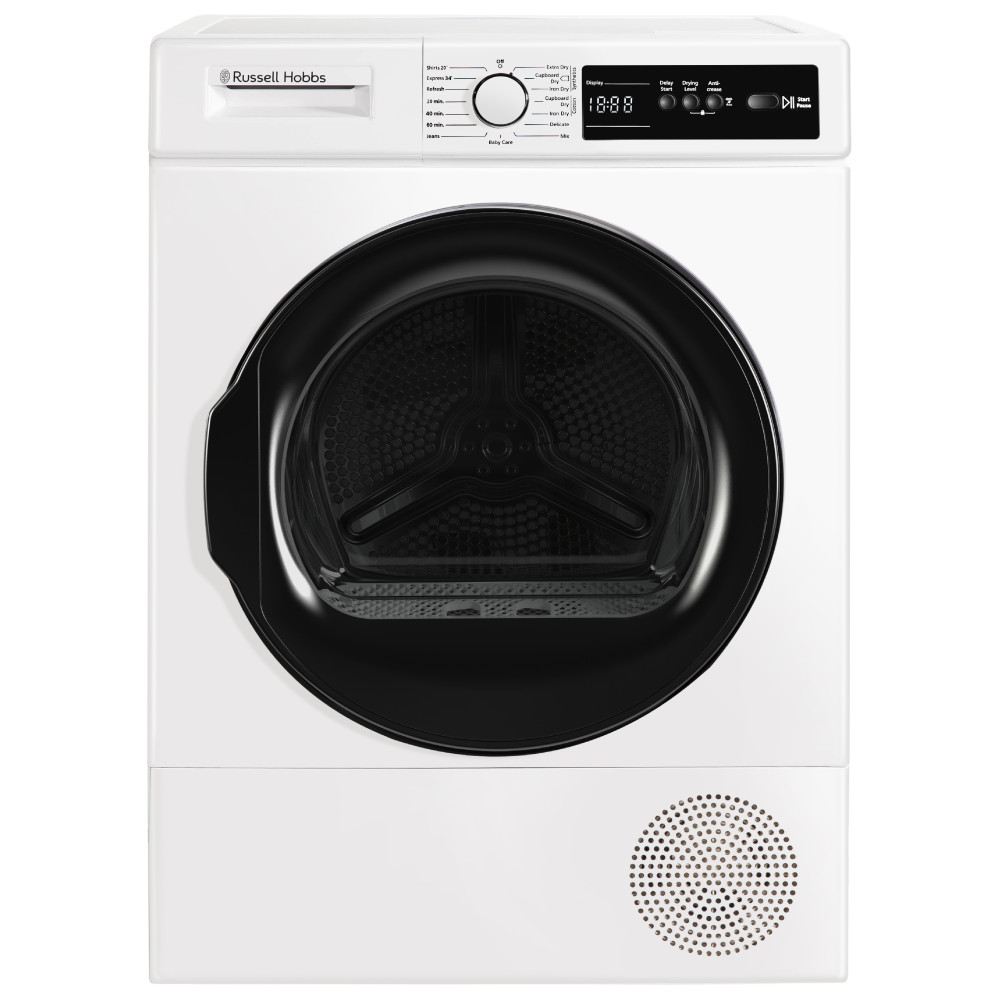 Russell Hobbs RH9HPTD111W 11 Series 9kg Heat Pump Tumble Dryer in White featured image